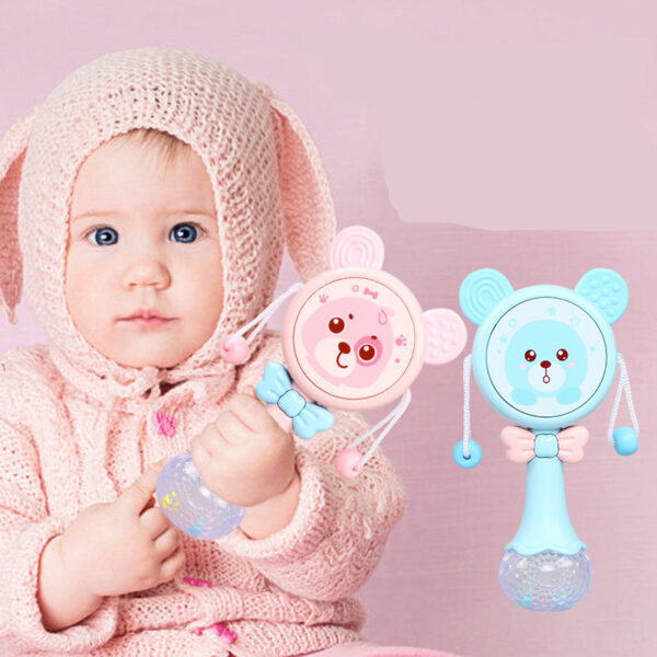 Baby Music Teether Rattle Animals Cartoon Toys - Image 7