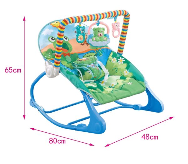 Baby Rocking Chair Baby Rocking Bed Portable Foldable Coax With Mosquito Net - Image 6