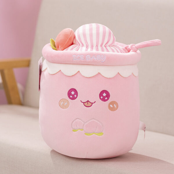 Fashion Cute Milk Tea Plush Toy - Image 3