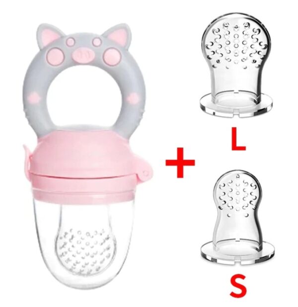 Baby Fruit And Vegetable Complementary Food Teether Baby Fruit Teether Bite Fruit And Vegetable Le Pacifier Silicone Milk - Image 9