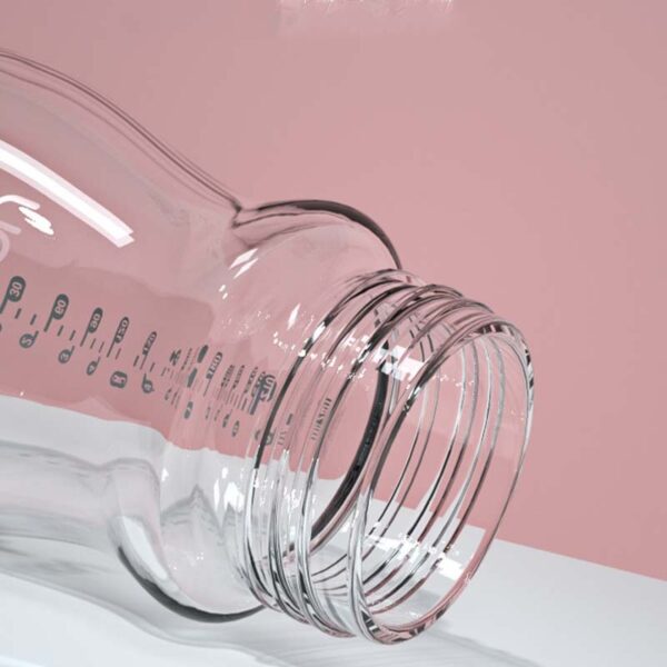 Anti-Scalding Handle Silicone Sleeve Insulated Baby Bottle - Image 7