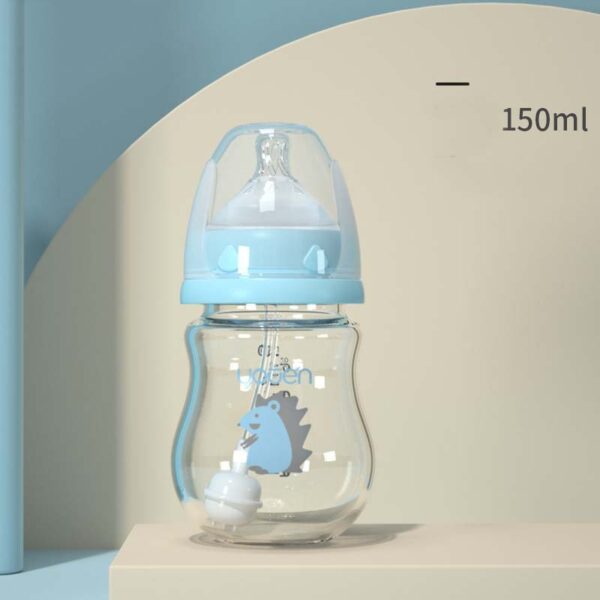 Anti-Scalding Handle Silicone Sleeve Insulated Baby Bottle - Image 6
