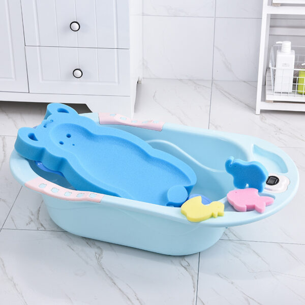 Baby Shower Bath Tub Pad Non-Slip Bathtub Seat Support Mat Newborn Safety Bath Mat - Image 4