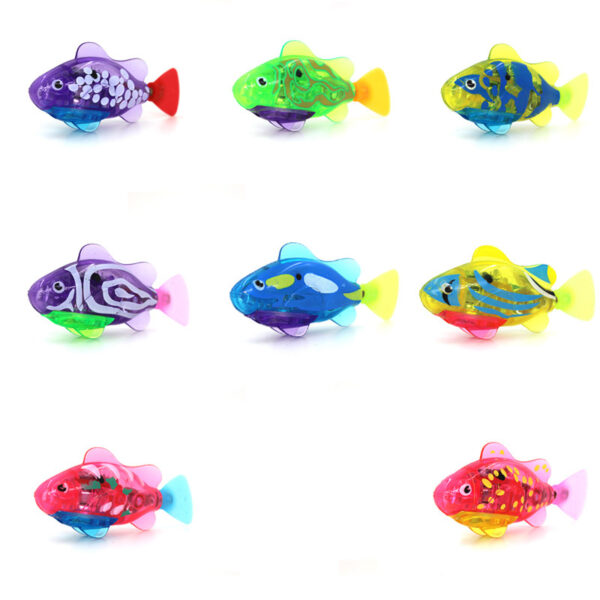 Cat Interactive Electric Fish Water Toy For Indoor Play Swimming Robot Fish Toys For Cat Dog Pet Baby Swimmer Bath Robofish Toys - Image 7