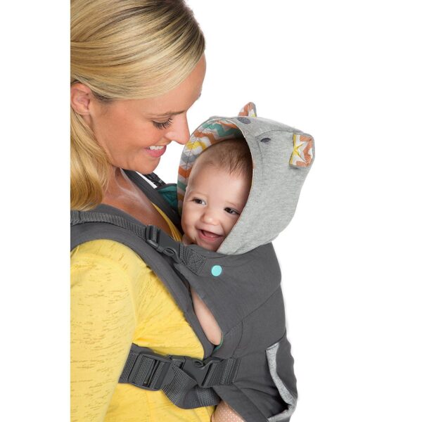 Baby Carrier 4-in-1 Double-shoulder Baby Carrier Carrier Carrying Bag, Suitable for Four Seasons, Saliva Towel - Image 3