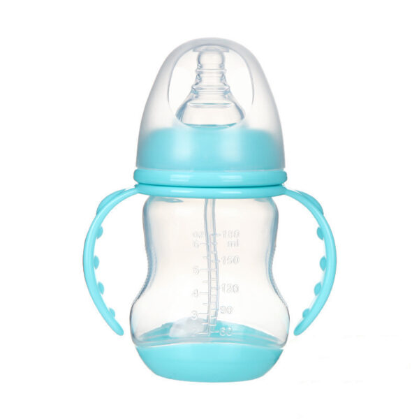 Wide Caliber PP Baby Bottle Anti-colic With Handle Straw Baby Feeding Bottle 180 240ML Optional Bulk - Image 6