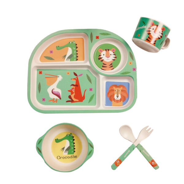 Bamboo fiber children's tableware - Image 9