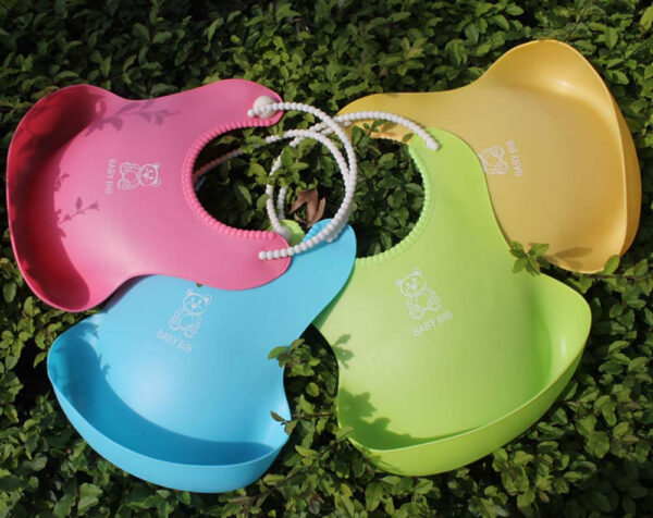 Kid Infant Bibs Baby Soft Silicone Bib - Image 9