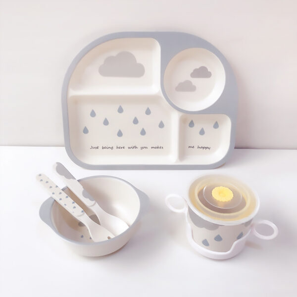 Bamboo fiber children's tableware - Image 7