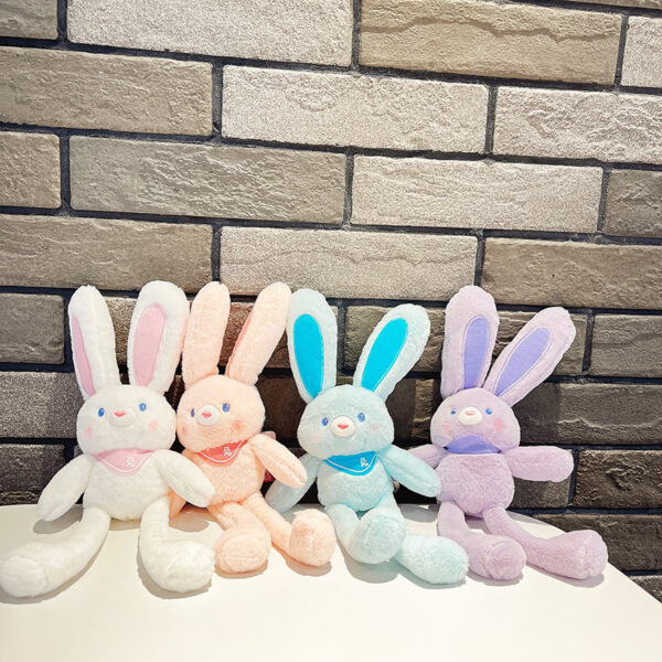 Plush Pull Ears Rabbit Stretch Doll Keychain - Image 5