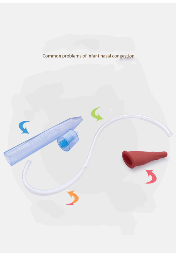Baby Mouth Suction Nose Baby Cleaning Nose Anti-ride Nose Frida Nasal Aspirator Baby Health Care Medicine Dropper Accessories - Image 10