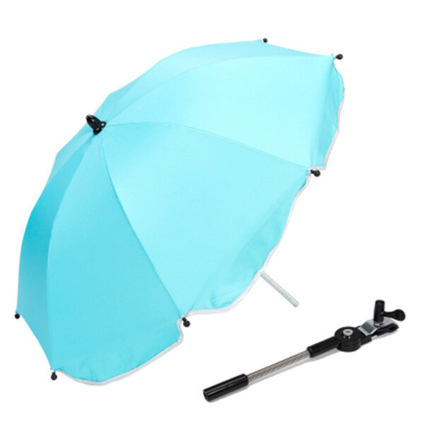 360 Degrees Pram Umbrellas Cart Accessories Adjustable Stroller Umbrella - Image 10