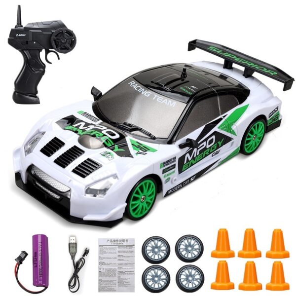 Charging Toy Remote Control Four-wheel Drive High-speed Drift Car - Image 4