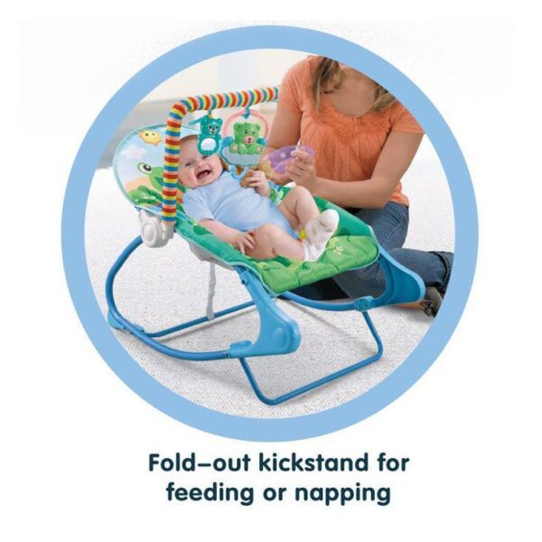 Baby Rocking Chair Baby Rocking Bed Portable Foldable Coax With Mosquito Net - Image 10