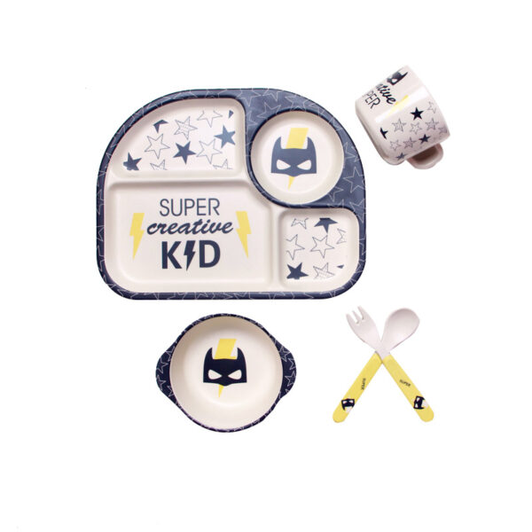 Bamboo fiber children's tableware - Image 5