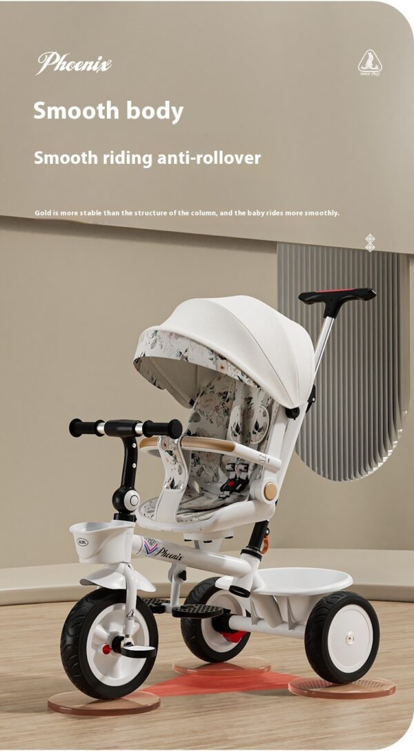 Tricycle Pedal Baby Car Children Lightweight Toy Trolley - Image 9