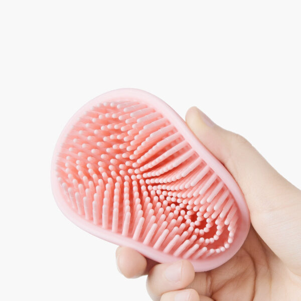 Baby Shower Brush To Remove Dandruff Silicone Scrubbing Cotton Shampoo Artifact - Image 2