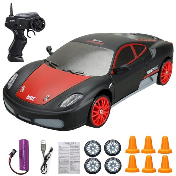 Charging Toy Remote Control Four-wheel Drive High-speed Drift Car - Image 7