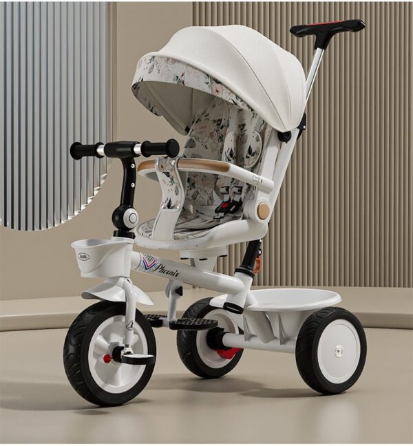 Tricycle Pedal Baby Car Children Lightweight Toy Trolley - Image 3