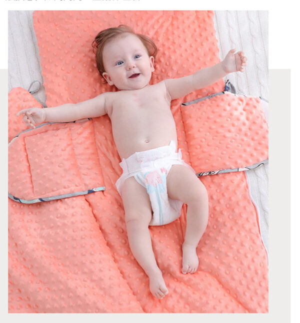 Newborn Baby Blanket Warm Fleece Stroller Cover Quilt - Image 3