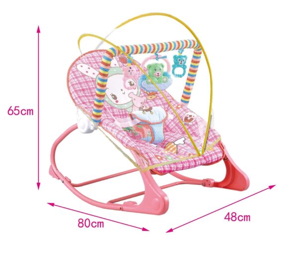 Baby Rocking Chair Baby Rocking Bed Portable Foldable Coax With Mosquito Net - Image 5