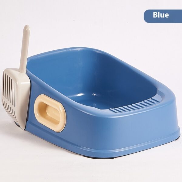 Cat Semi-closed Toilet Binaural Handle Splash-proof Sand Basin - Image 5