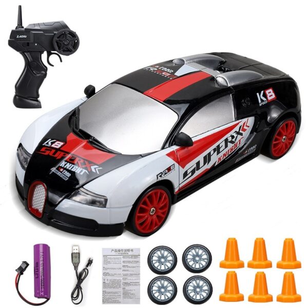Charging Toy Remote Control Four-wheel Drive High-speed Drift Car - Image 8
