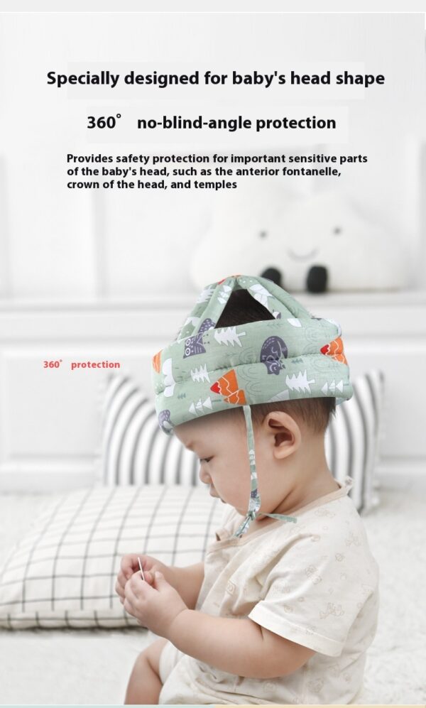 Baby Toddler Headrest Cap Baby Toddling Walk Head Protection Pad Children Crawling Helmet - Image 3
