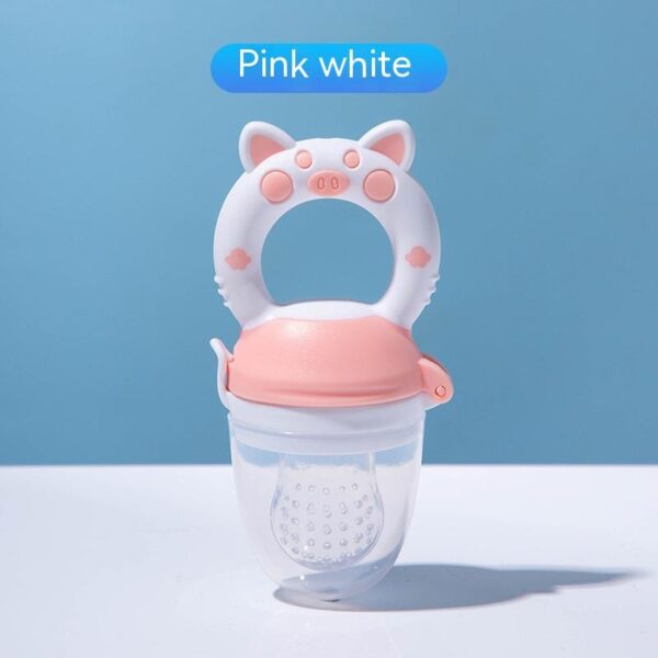 Baby Fruit And Vegetable Complementary Food Teether Baby Fruit Teether Bite Fruit And Vegetable Le Pacifier Silicone Milk - Image 2