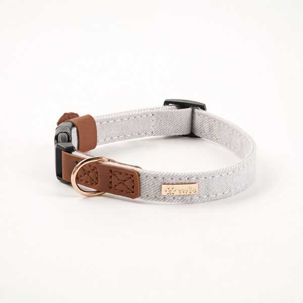 Anti-lost Nameplate Dog Out Adjustment Pet Collar Shiba Inu Hand Holding Rope Bandana - Image 2