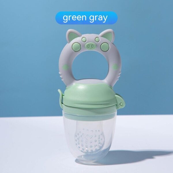 Baby Fruit And Vegetable Complementary Food Teether Baby Fruit Teether Bite Fruit And Vegetable Le Pacifier Silicone Milk - Image 4