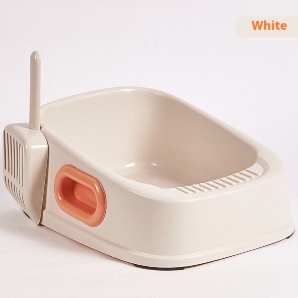 Cat Semi-closed Toilet Binaural Handle Splash-proof Sand Basin - Image 2