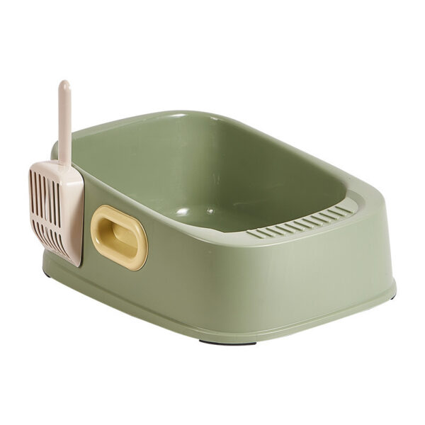 Cat Semi-closed Toilet Binaural Handle Splash-proof Sand Basin - Image 6