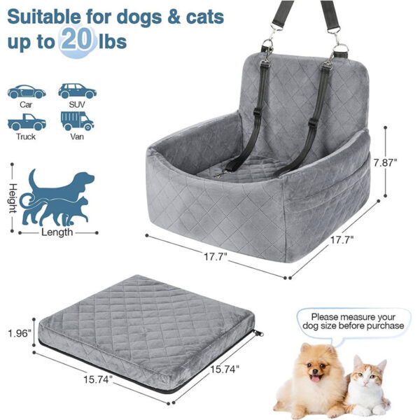 Car Mat Front And Rear Row Dog Out Safety Seat - Image 6