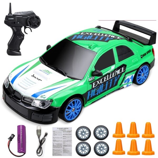 Charging Toy Remote Control Four-wheel Drive High-speed Drift Car - Image 5