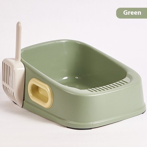 Cat Semi-closed Toilet Binaural Handle Splash-proof Sand Basin - Image 4
