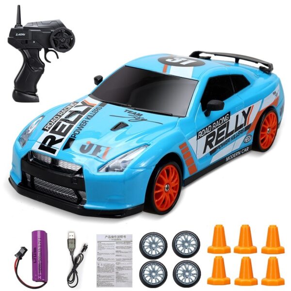 Charging Toy Remote Control Four-wheel Drive High-speed Drift Car - Image 10