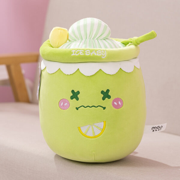 Fashion Cute Milk Tea Plush Toy - Image 4