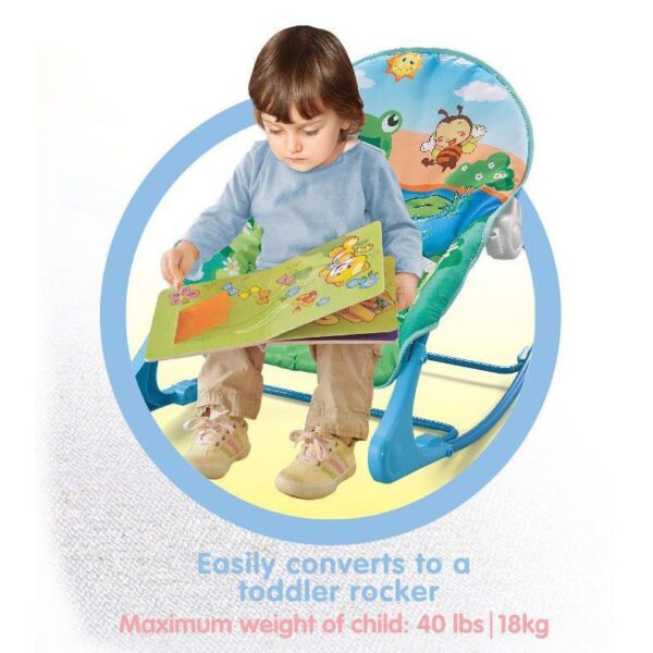 Baby Rocking Chair Baby Rocking Bed Portable Foldable Coax With Mosquito Net - Image 3