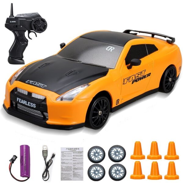 Charging Toy Remote Control Four-wheel Drive High-speed Drift Car - Image 3