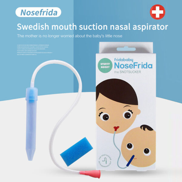 Baby Mouth Suction Nose Baby Cleaning Nose Anti-ride Nose Frida Nasal Aspirator Baby Health Care Medicine Dropper Accessories - Image 8