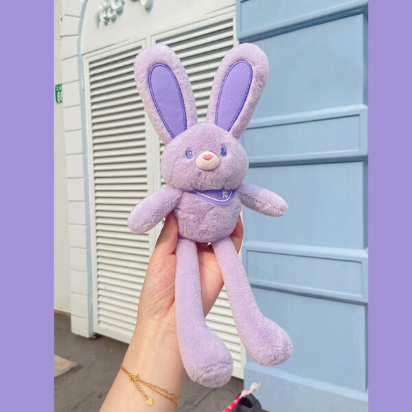 Plush Pull Ears Rabbit Stretch Doll Keychain - Image 7